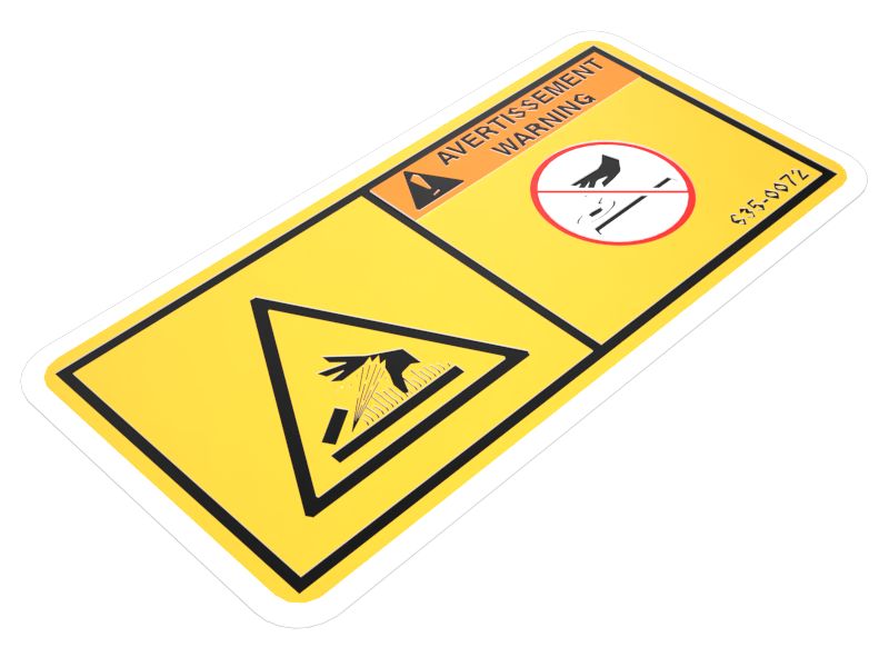 Hot Fluid Under Pressure Warning Film