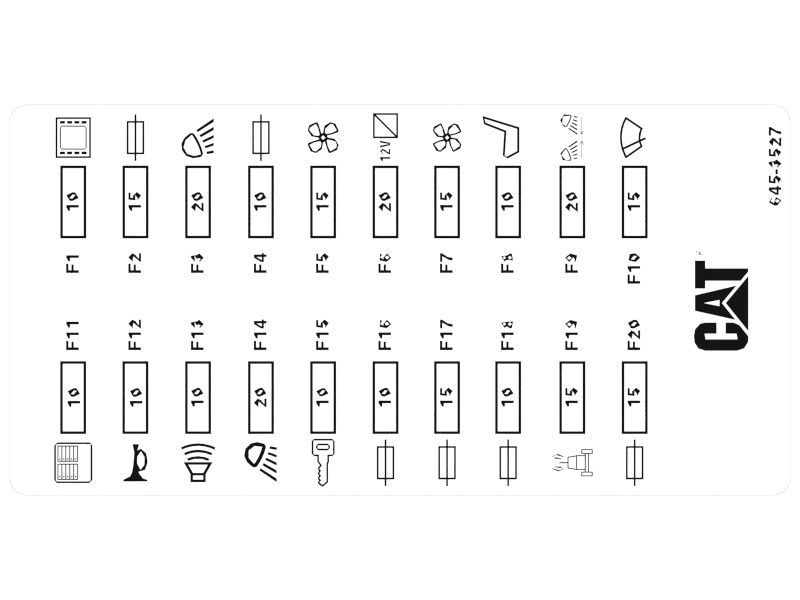 Fuse Panel Identification Film