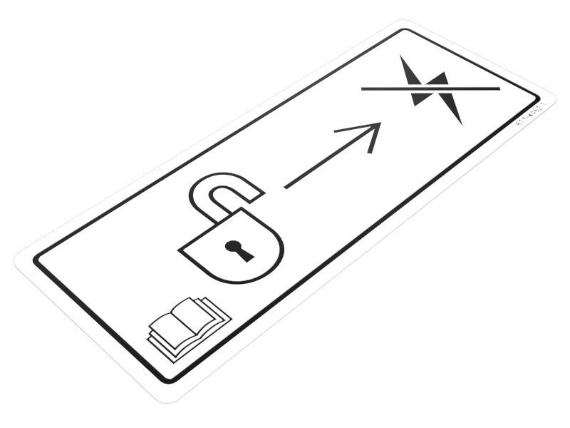 Opening Lock Disconnect Power Identification Film