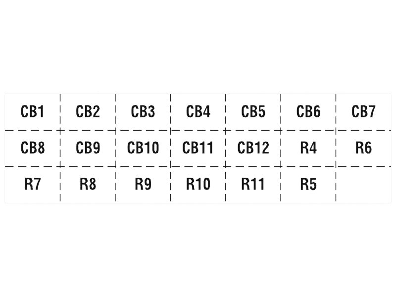 Terminal Strip Identification Film