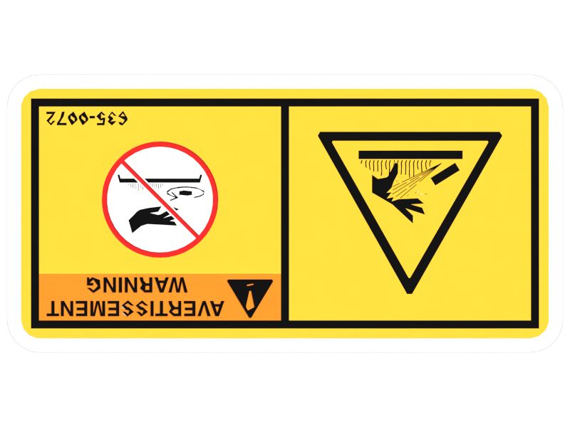 Hot Fluid Under Pressure Warning Film