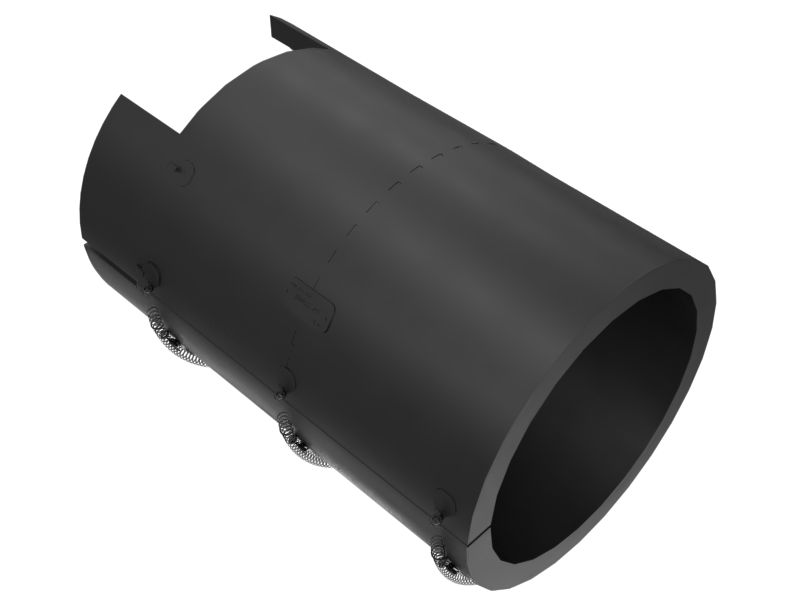 512-7366: 254mm Inner Diameter Engine Exhaust Heat Shield