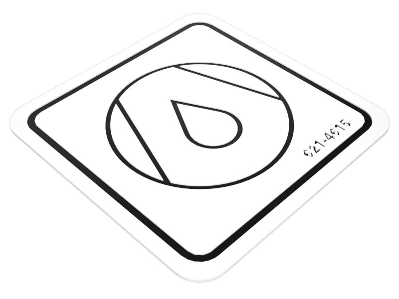 621-4615: Compressor Oil Fill Identification Film