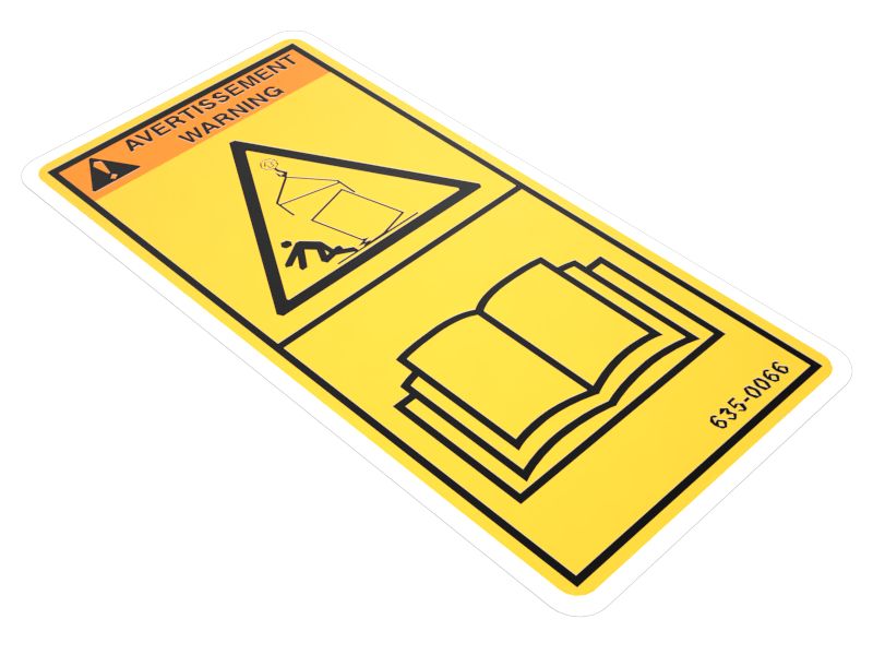 635-0066: Crush Hazard Warning Film