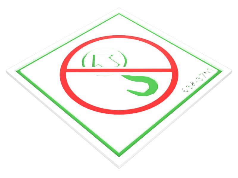 Do Not Lift Point Information Film