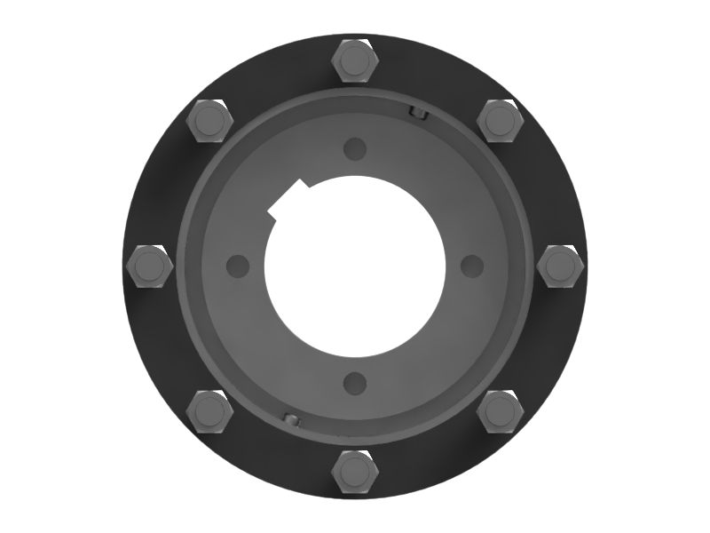 317.5mm Outer Diameter Electric Motor Coupling