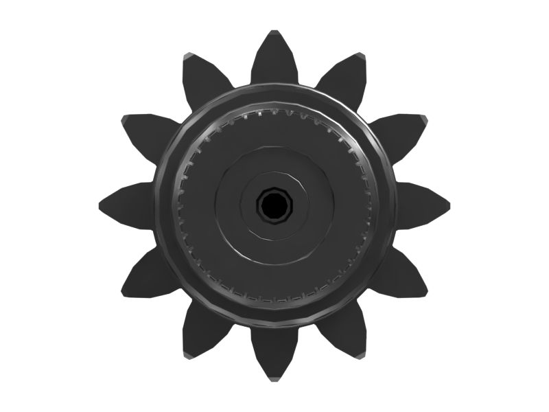 12 Teeth Swing Drive Pinion Shaft
