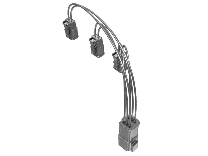 Quick Coupler Solenoid Valve Wiring Harness