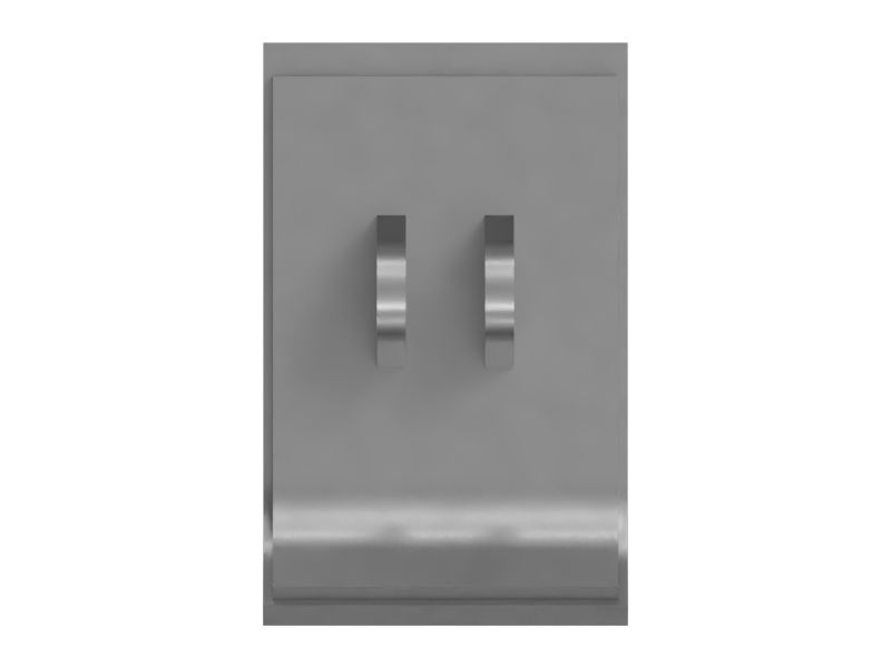 241mm Width V Plow Blade Skid Shoe