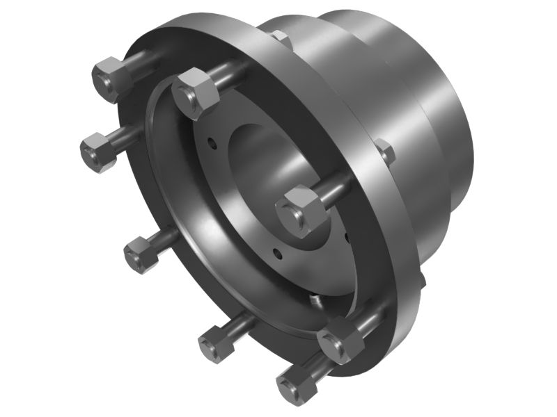 614-3046: 317.5mm Outer Diameter Electric Motor Coupling