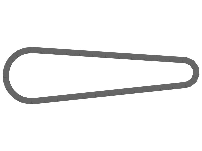 66 Links Tandem Drive Rear Axle Chain