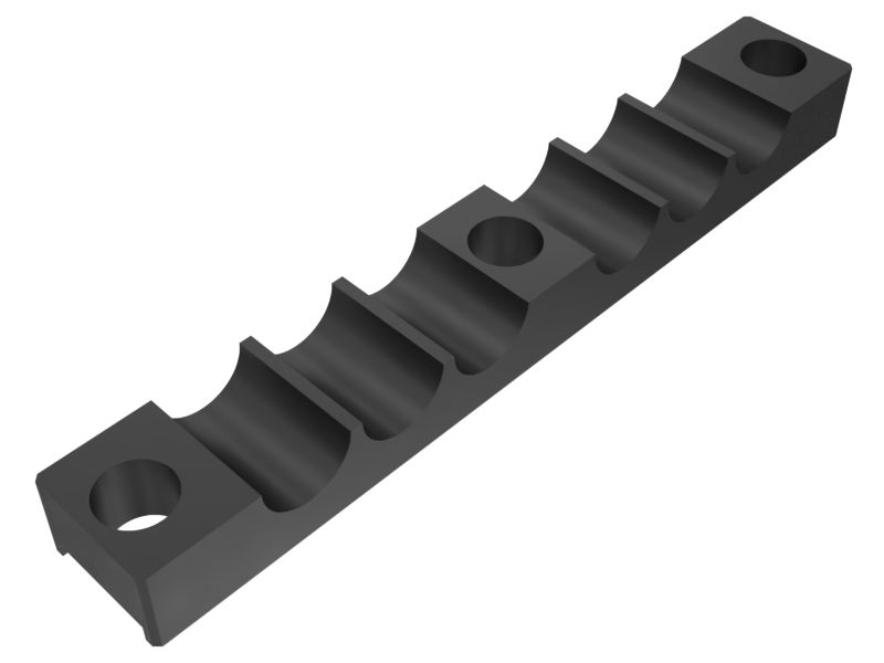 Hoe Stick Lines Cleat Clamp