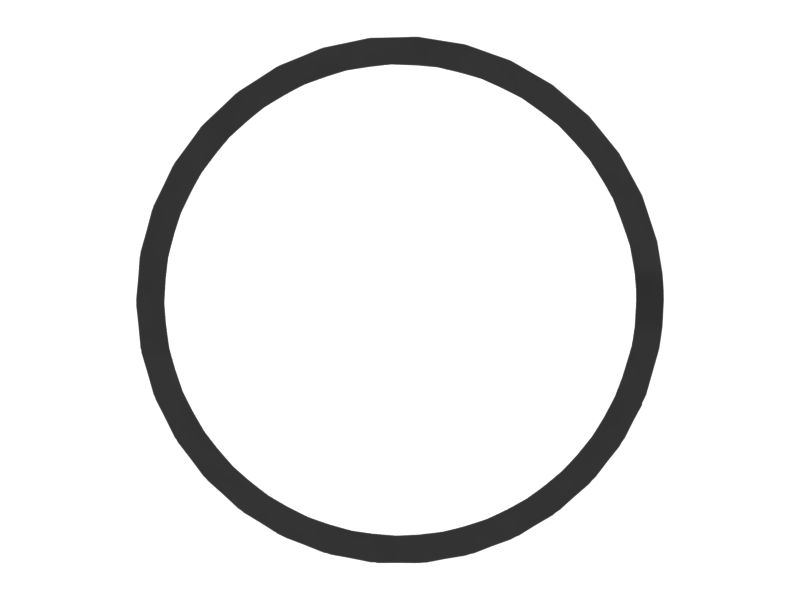 102.24 Outer Diameter Precleaner Retaining Ring