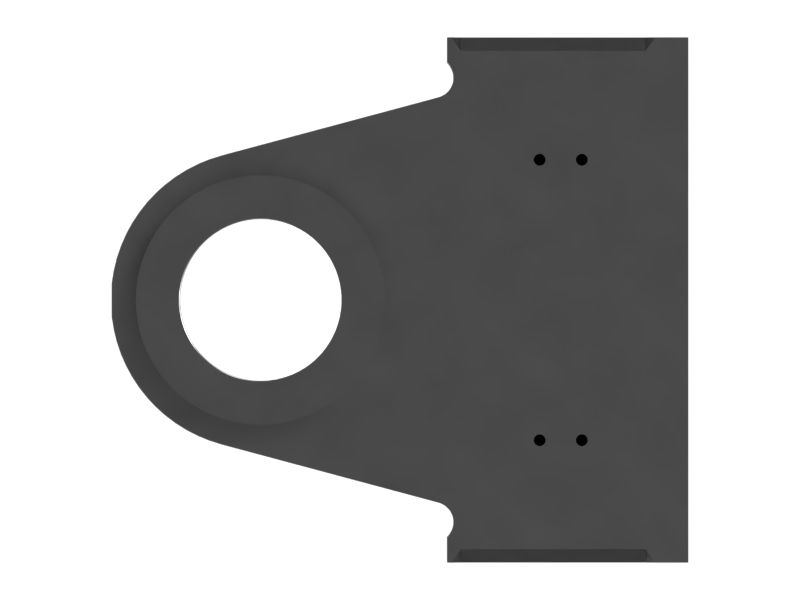 Non Engine Frame Upper Hitch