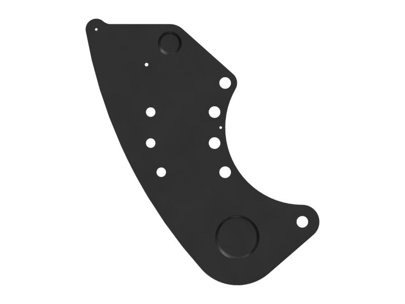 Left Hand Side Dual Edge Cutter Plate