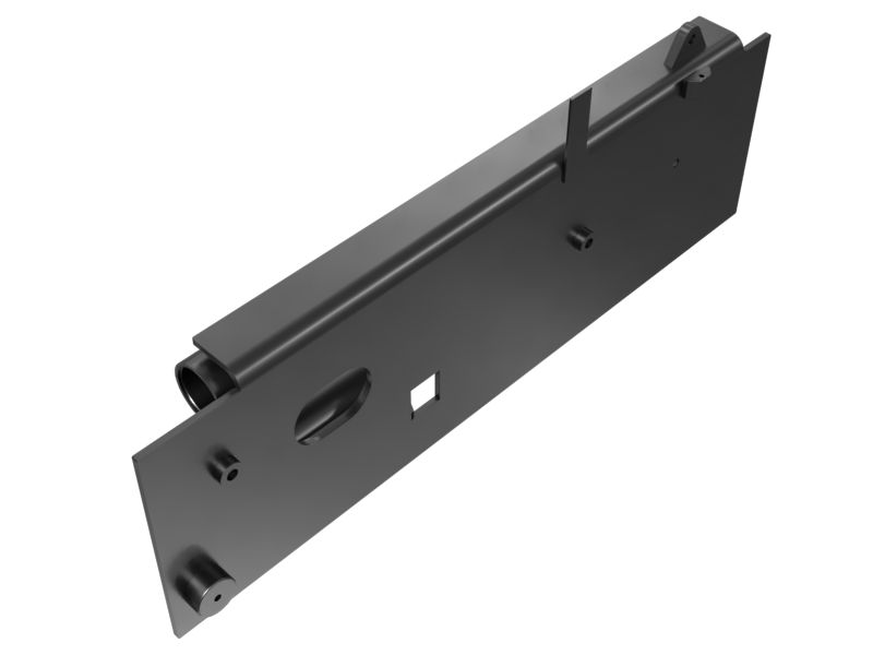 Left Hand Screed Extension Inside Slide Frame