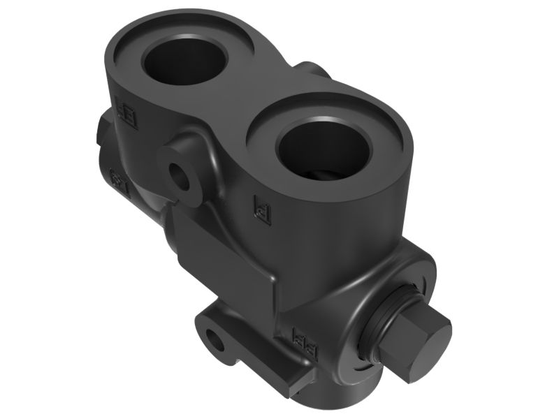 580-7736: Steering Pump Lines Priority Valve