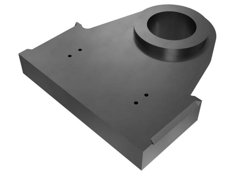 Non Engine Frame Upper Hitch