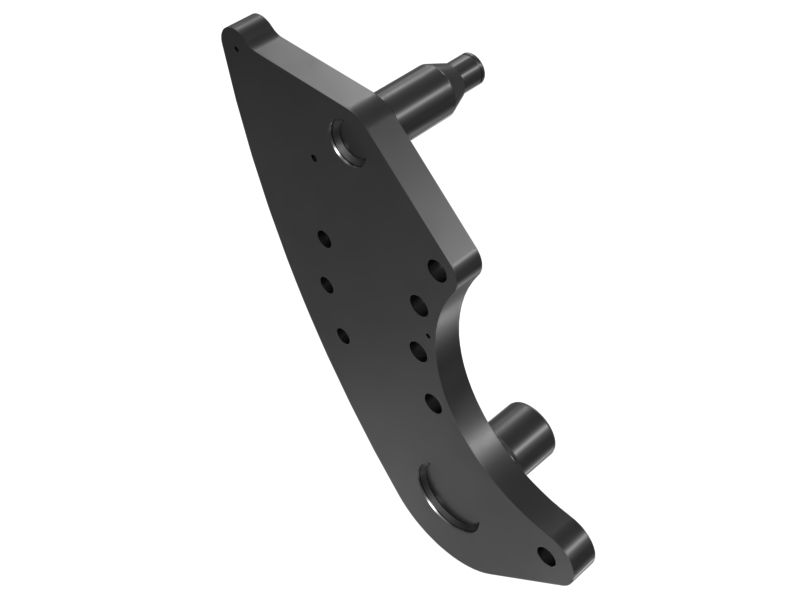 589-6680: Left Hand Side Dual Edge Cutter Plate