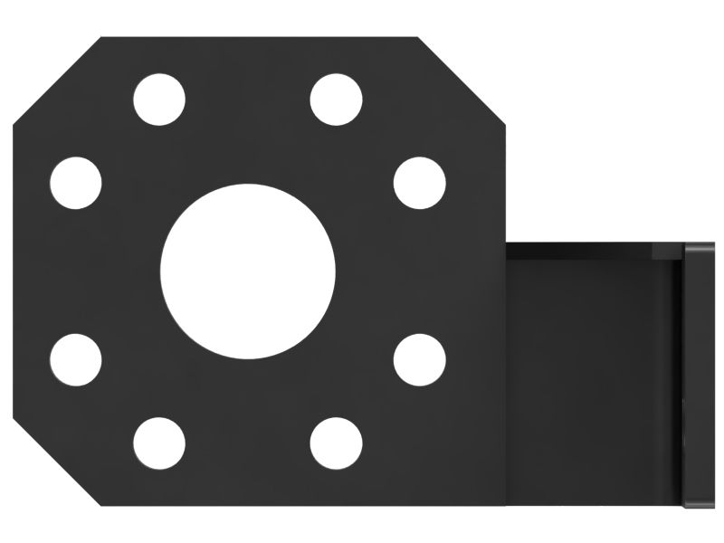 Hydraulic Return Lines Mounting Bracket