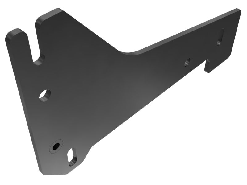617-3892: 5mm Thickness Right Hand Hood Hinge Mounting Plate
