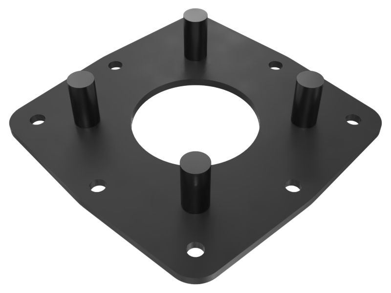 624-5697: 5mm Thickness Hydraulic Tank Mounting Plate