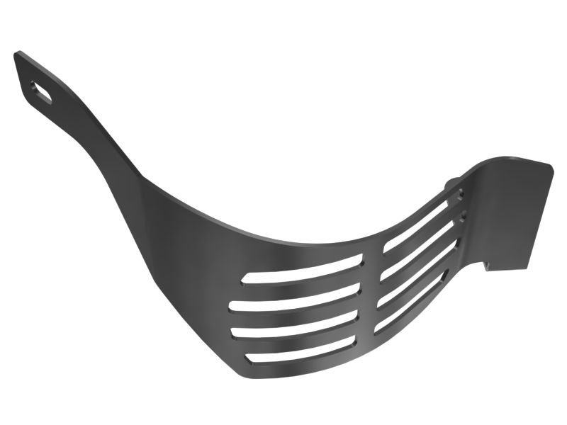 631-3195: 4mm Thickness Right-Hand Logging Rear Guard Plate