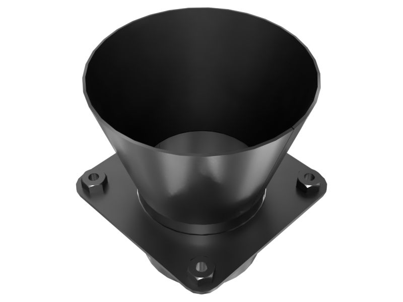 609-1129: 97.6mm Inner Diameter Exhaust Tube Mounting Cone 609-1129 Caterpillar