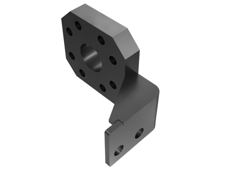 641-0960: Hydraulic Return Lines Mounting Bracket
