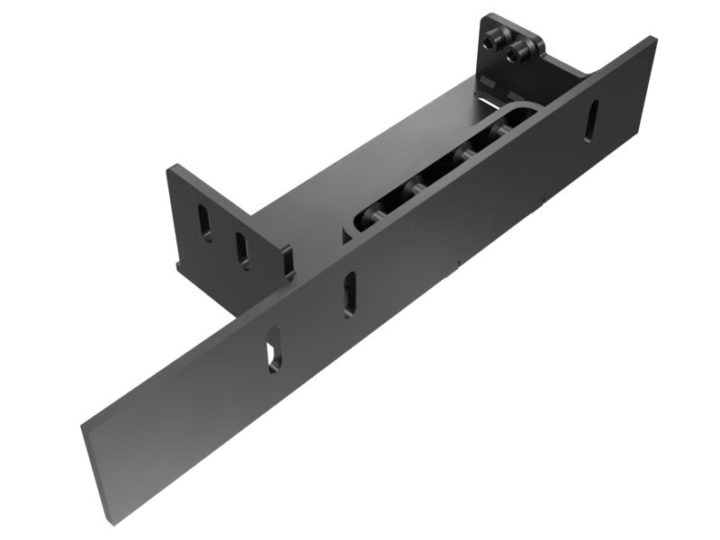 637-8453: Stairway Platform Mounting Left Hand Side Plate