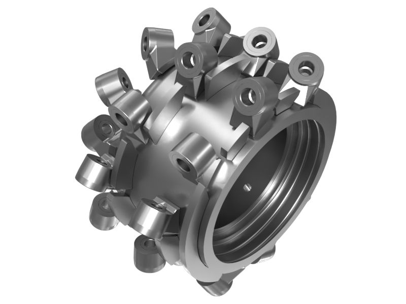 644-0509: Demolition Rotary Cutter Drum 644-0509 Caterpillar