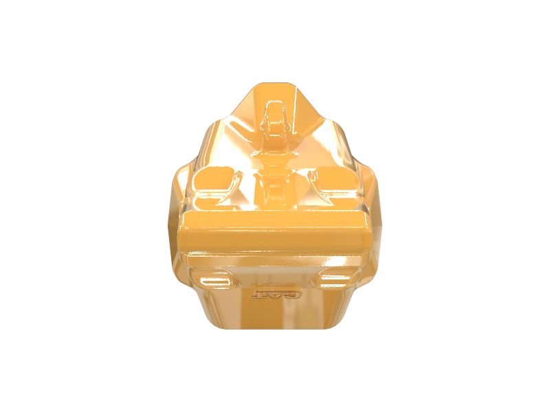 Наконечник рыхлителя с промежуточной осевой линией