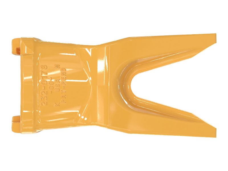 Заостренный наконечник с двойным зубом