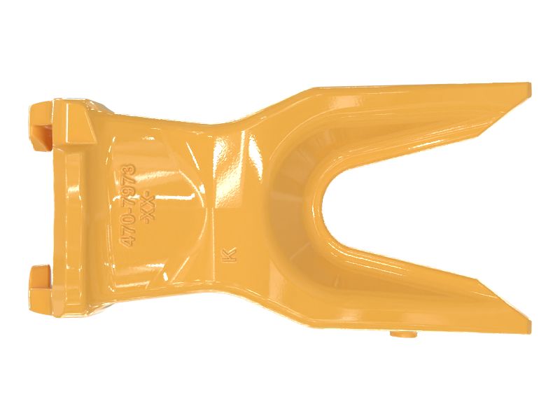 Заостренный наконечник с двойным зубом