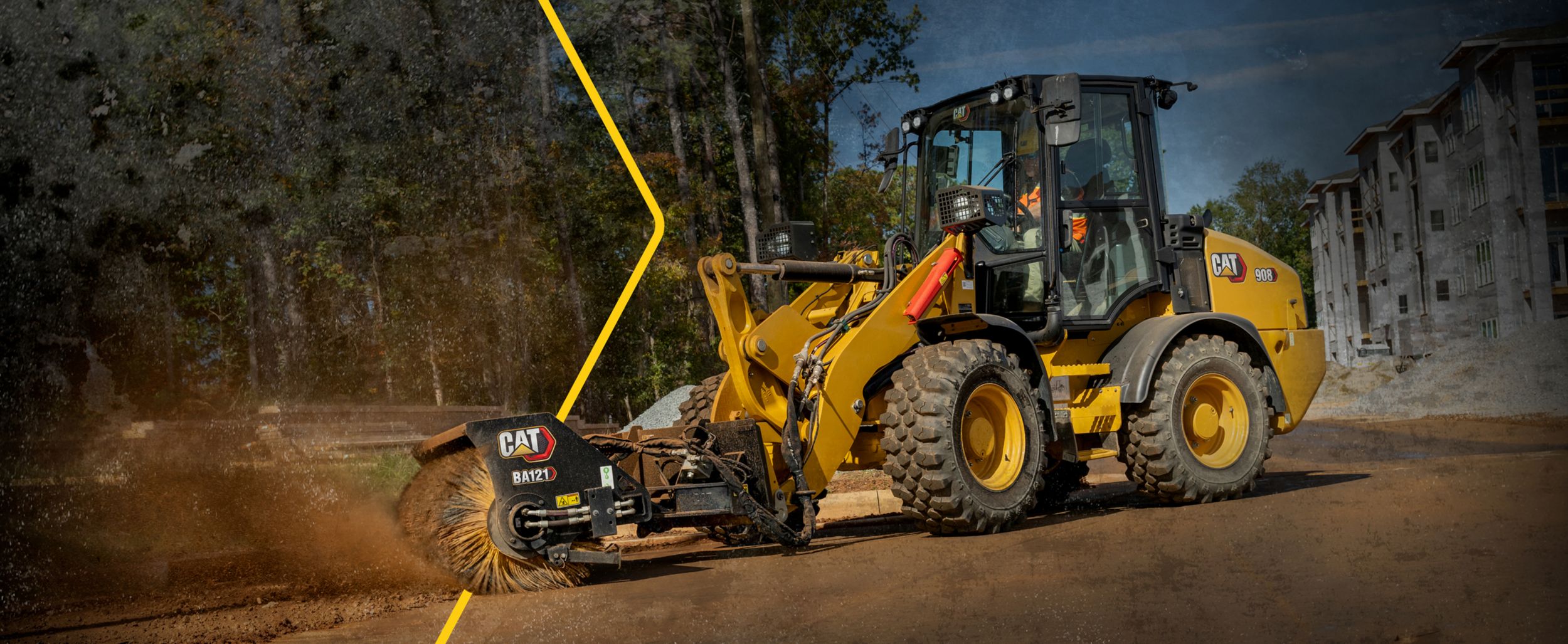 équipements de chargeuse sur pneus compacte