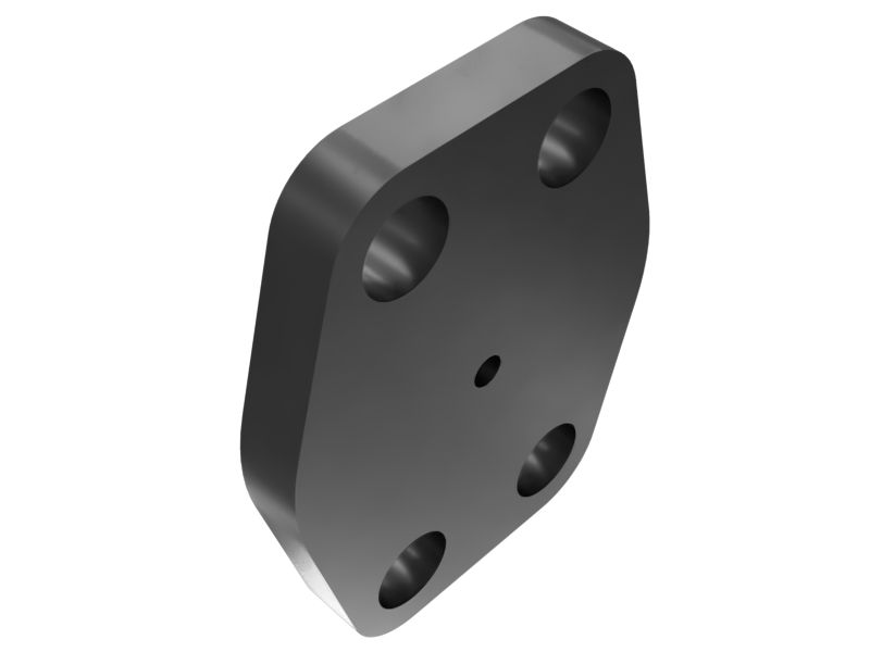 8X-3572: Измерительная диафрагма с фланцем толщиной 7,92 мм