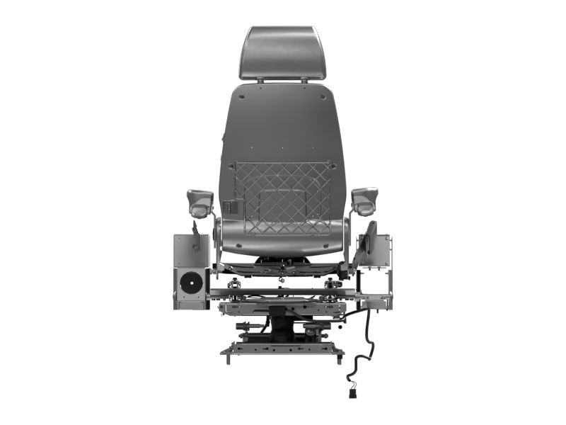 Сиденье экскаватора с гидравлической подвеской шириной 754