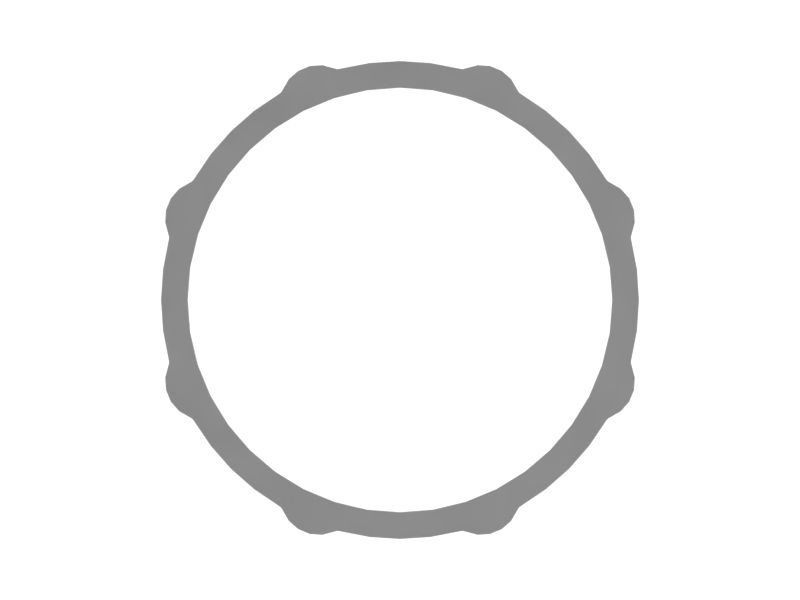 Пластина разделителя электродвигателя механизма поворота толщиной 1,6 мм