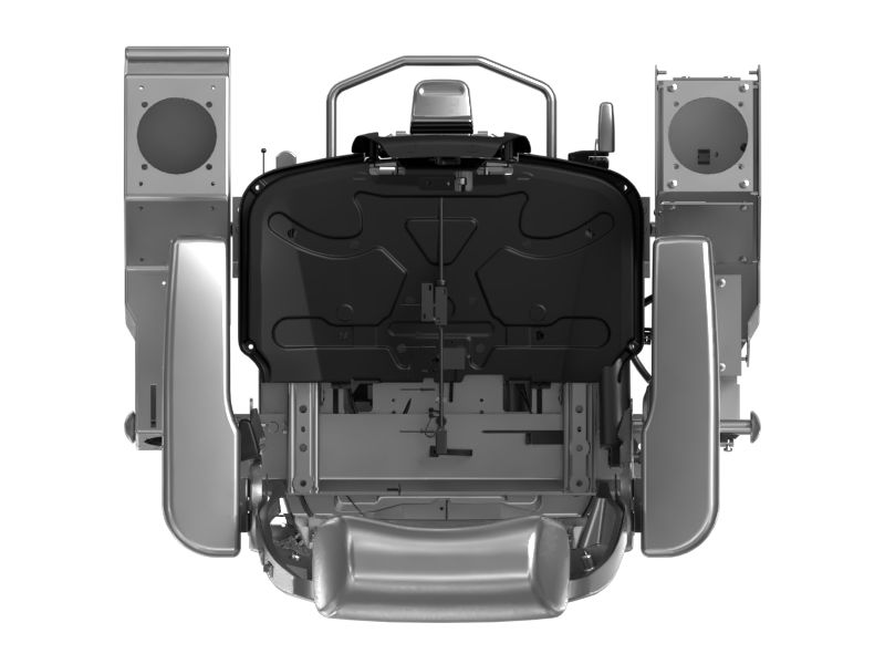 Сиденье экскаватора с гидравлической подвеской шириной 754