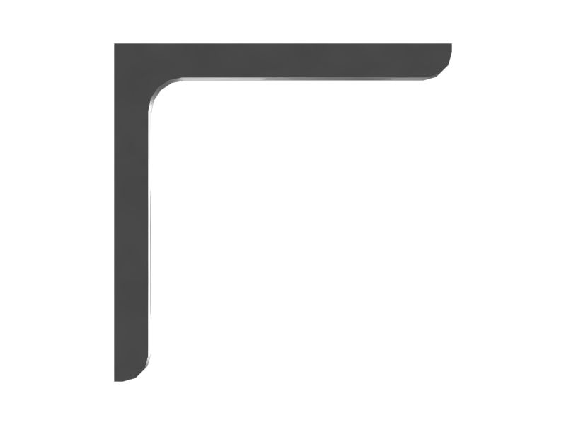 Уголок, толщина 6,4 мм