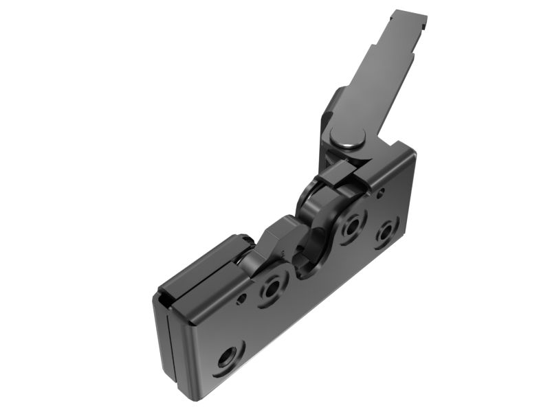 Двойная защелка для двери ротора