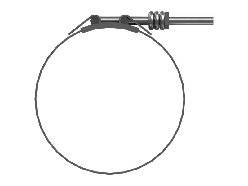 Single Tube T-Bolt Spring Sealing Clamp