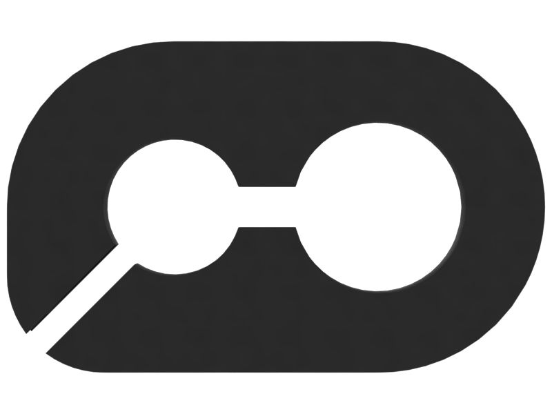 Уплотнение для монтажа двух шлангов, длина 72 мм