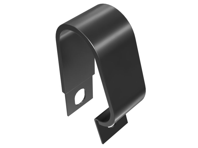 Петлевой хомут для двух трубок