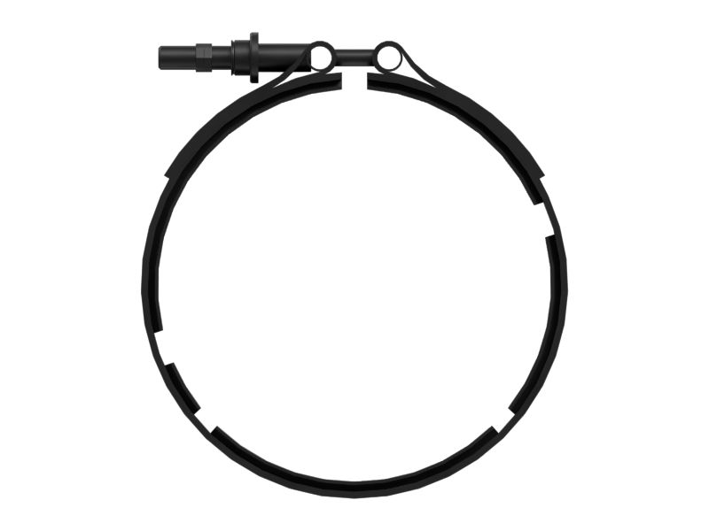 Хомут турбины с клиновой лентой шириной 17,02 мм