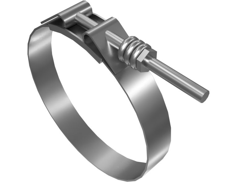 587-1654: Single Tube T-Bolt Spring Sealing Clamp