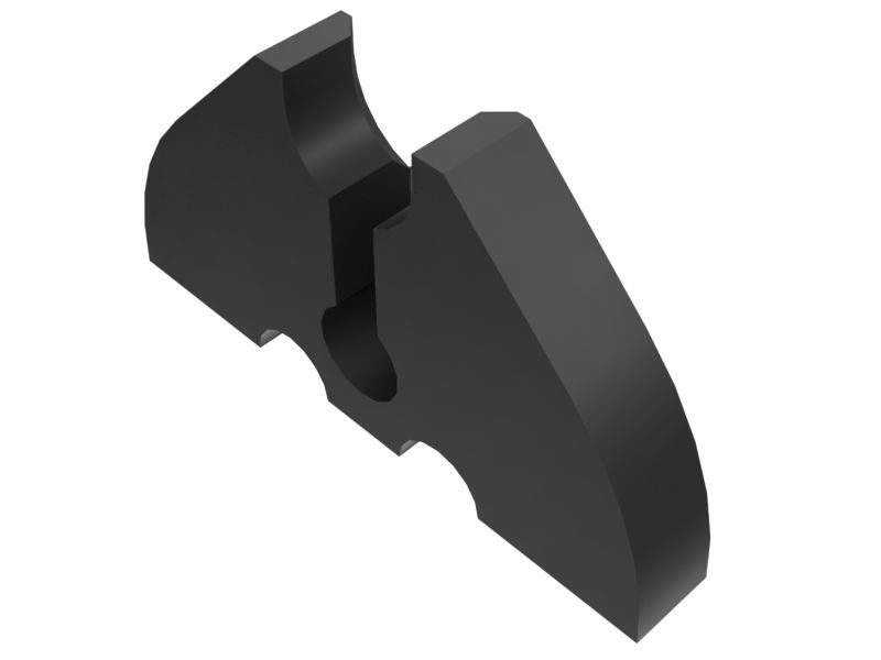 Двойной кабельный полухомут