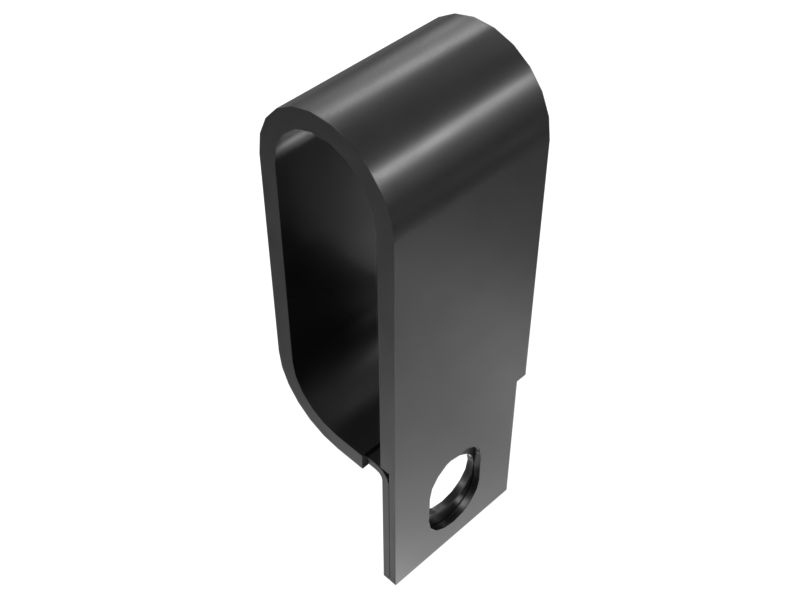 Р-образный зажим для двух труб