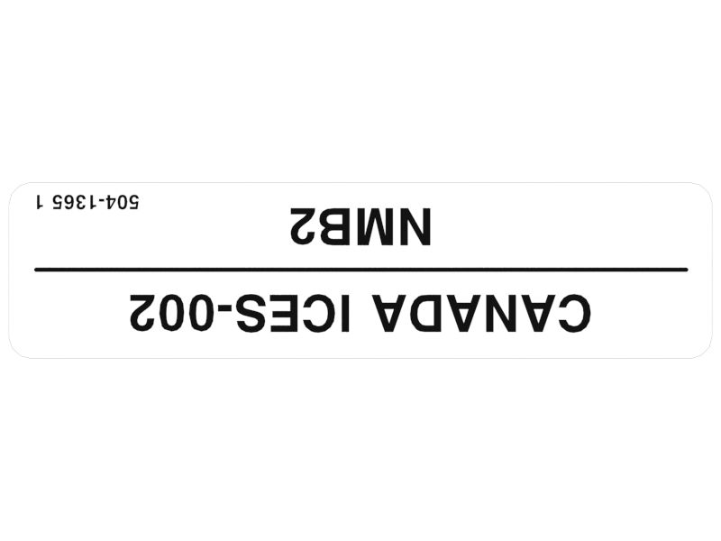 Наклейка с предупреждением о вмешательстве