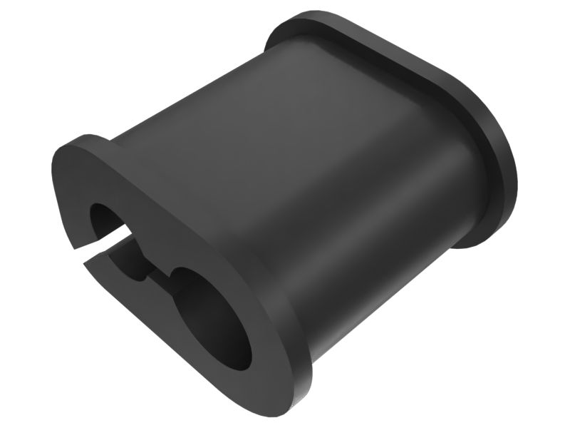 Уплотнение для монтажа двух шлангов, длина 72 мм